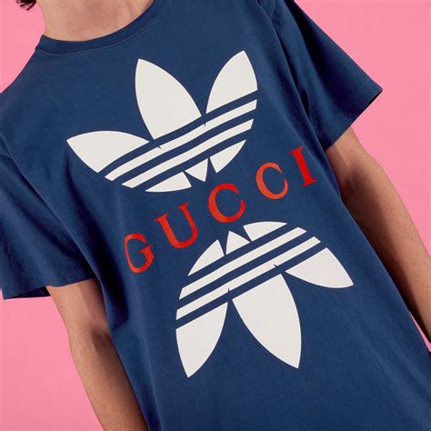 adidas logo gucci|gucci adidas t shirt.